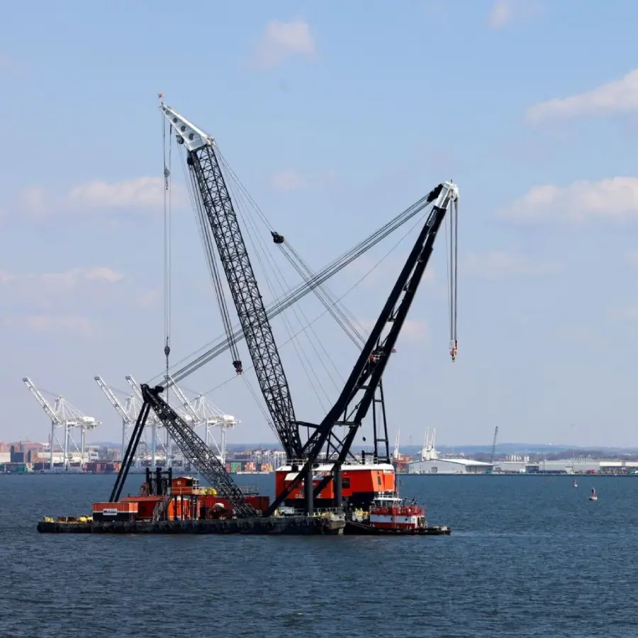 Wreckage Removal Gets Under Way, Days After Baltimore Bridge Collapse