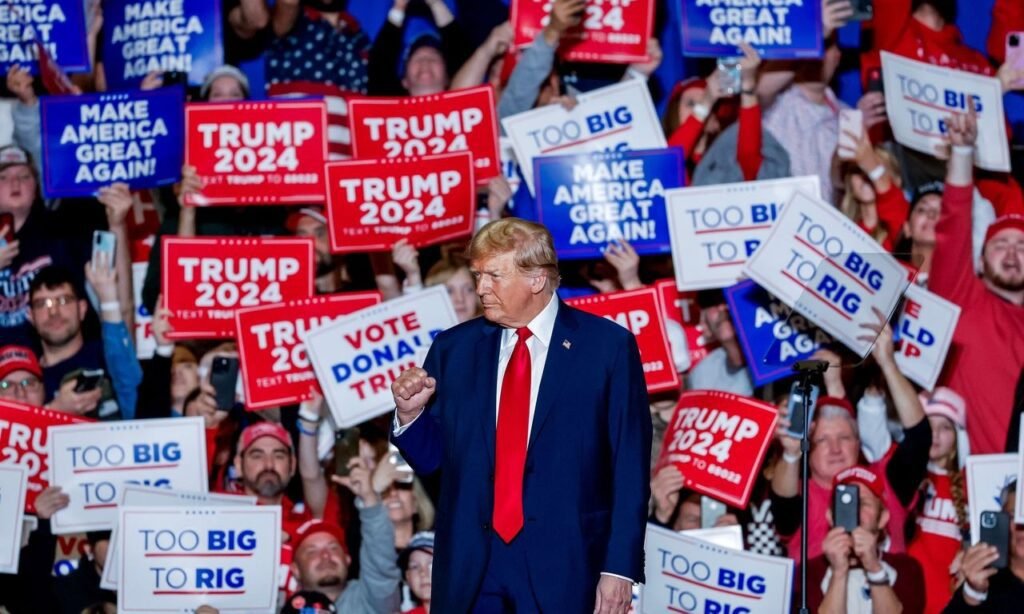 Trump Leads Biden in Six of Seven Swing States