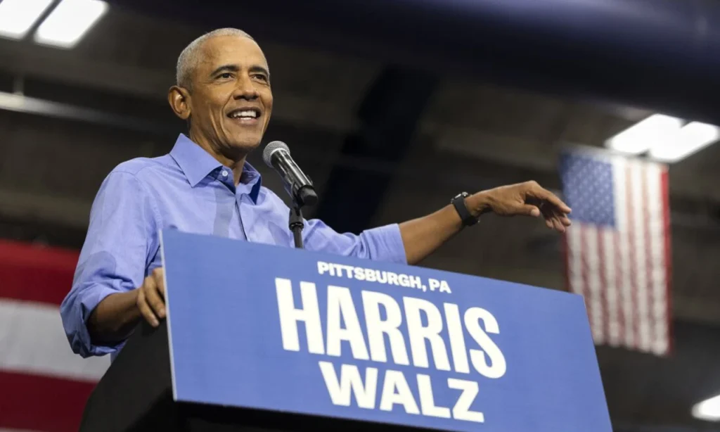 Barack Obama Endorses Kamala Harris and Tim Walz In Pittsburgh Rally 2024