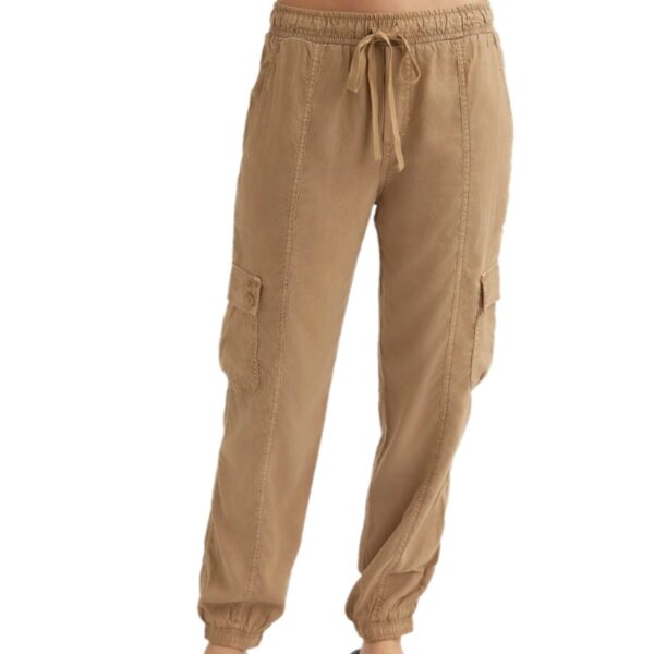 Bella Dahl Cargo Track Pants - Safari Sand