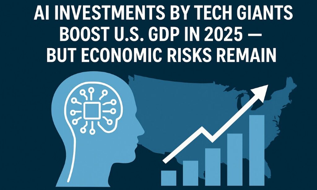 AI Investments by Tech Giants Boost U.S. GDP in 2025 — But Economic Risks Remain
