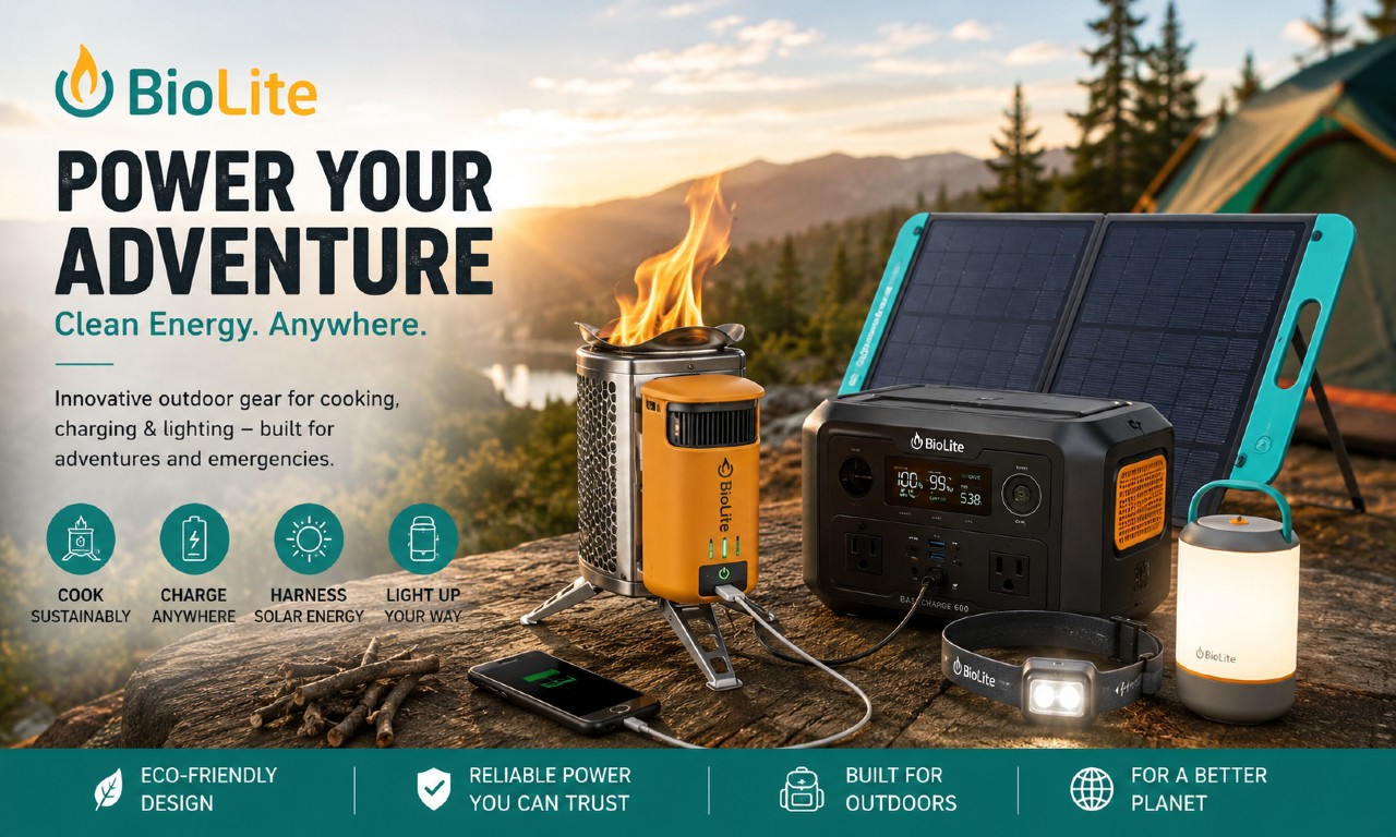 BioLite Outdoor Energy Solutions | Portable Power, Solar Panels & Camp Stoves