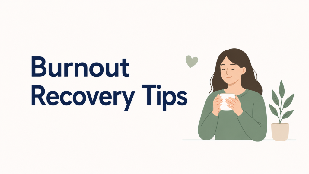 How to Recover From Burnout