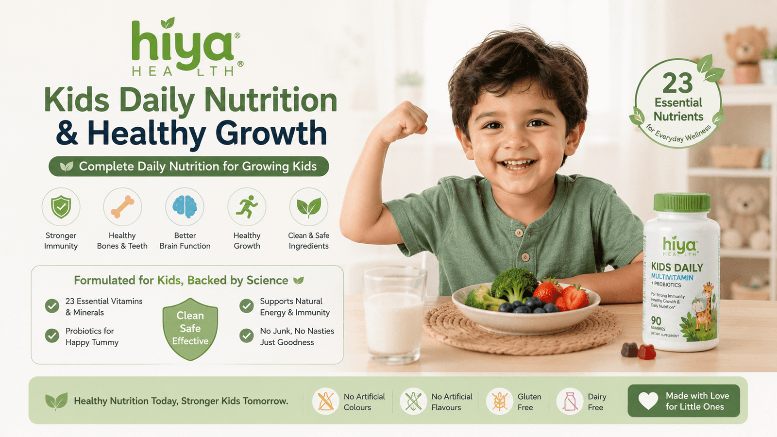 Kids Daily Nutrition & Healthy Growth with Hiya Health