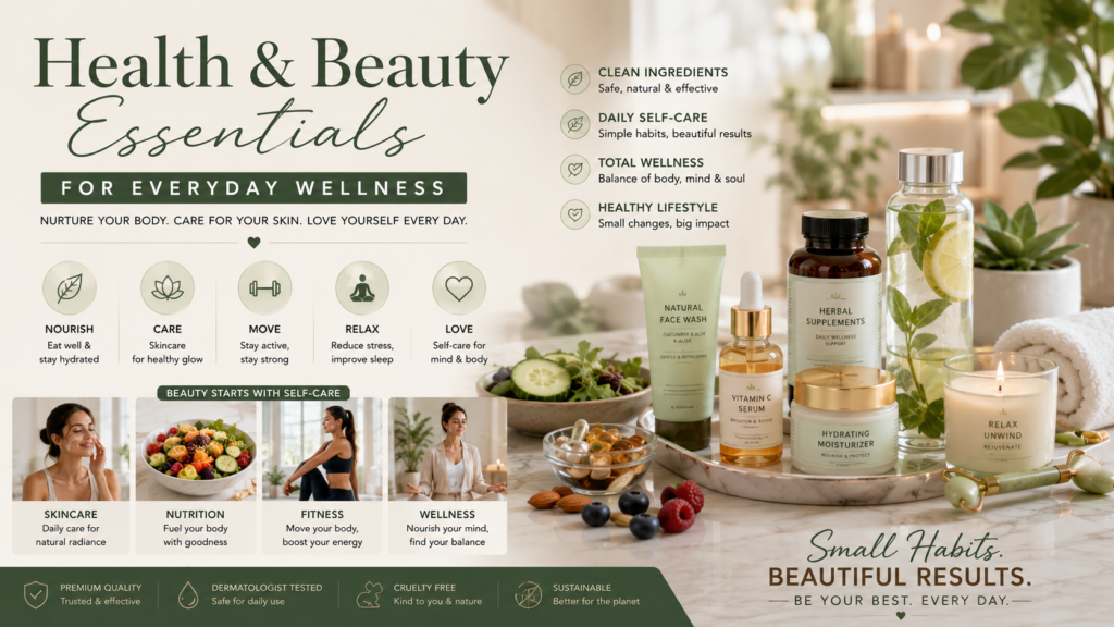 Transform Your Wellness Routine with Health & Beauty Essentials