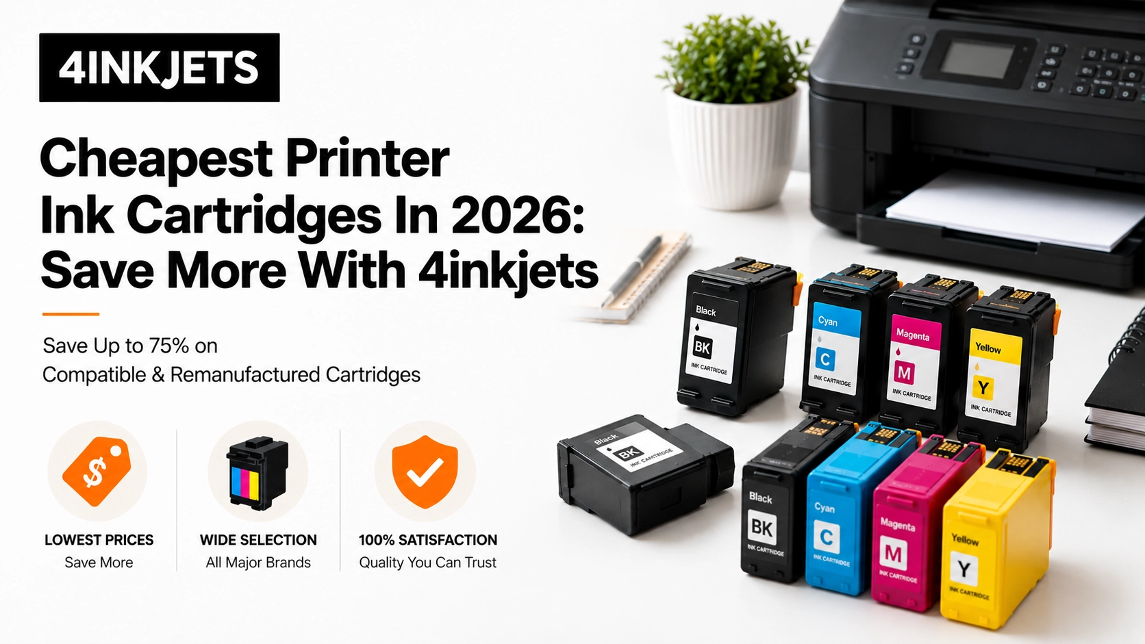 Cheapest Printer Ink Cartridges In 2026: Save More With 4inkjets
