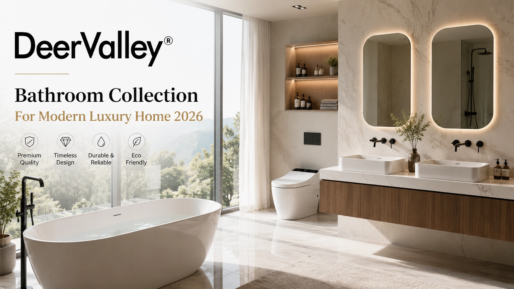 Deer Valley Bathroom Collection for Modern Luxury Home 2026