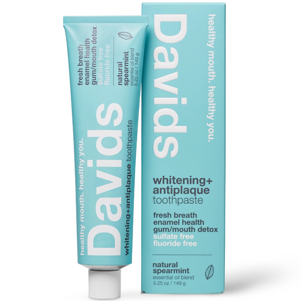 Davids Premium Toothpaste - Spearmint